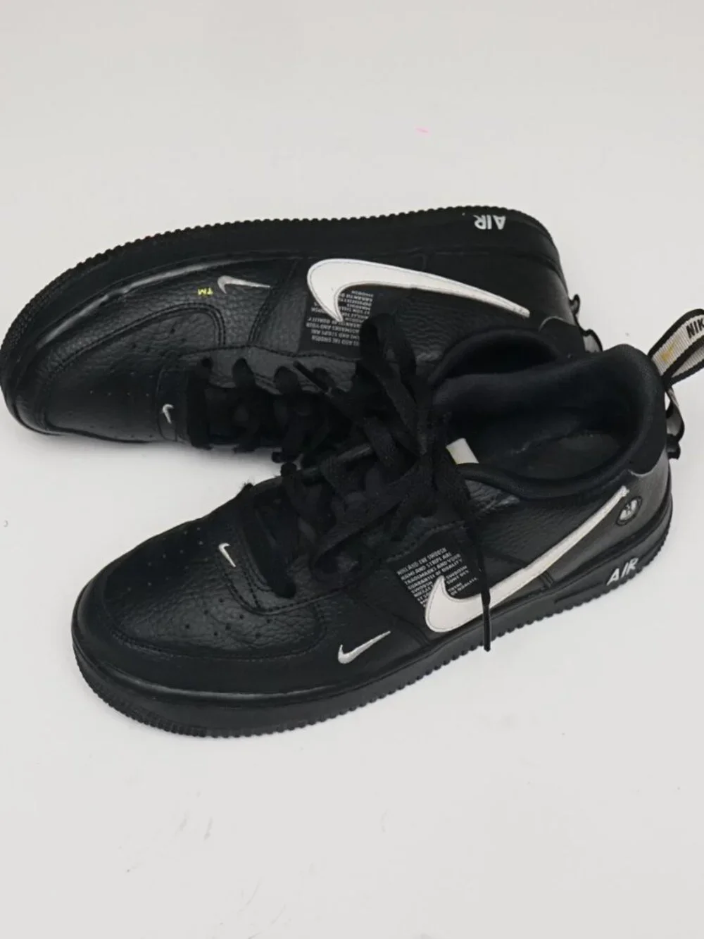 Nike Air Force Utility Black LTD Sneaker Original Collection VHTF size 6.5y